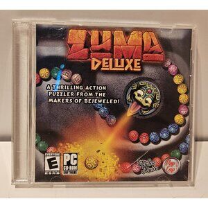 Zuma Deluxe PC CD-ROM Software Pop Cap Games 2004